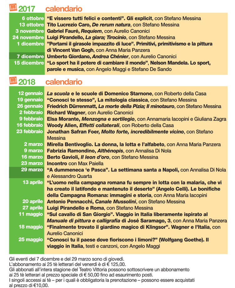programma te letterari 2017 2018